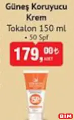 TOKALON GÜNEŞ KORUYUCU KREM 150 ML